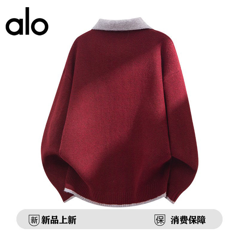 官方奥特莱斯品牌折扣 情侣假两件翻领毛衣男慵懒风打底针织衫,淘宝优惠券,粉丝福利购,淘宝优惠卷