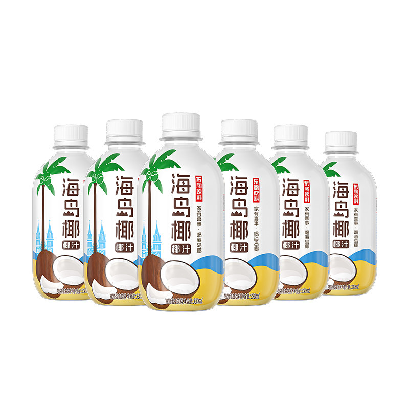 东鹏饮料海岛椰椰汁自然好椰330ml*6瓶装植物蛋白饮料椰子汁饮品,淘宝优惠券,粉丝福利购,淘宝优惠卷