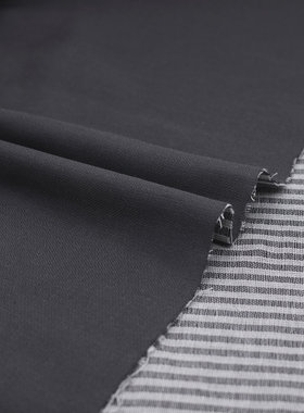 纯棉双层棉纱布料 褶皱肌理格子柔软宝宝衣服布料diy服装面料清仓