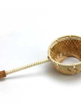 手工竹编过滤器配件复古泡茶