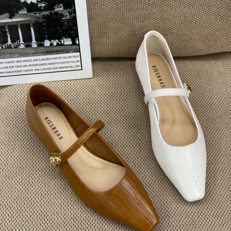 法式复古玛丽珍鞋女2026春季温柔风百搭复古通勤浅口方头平底单鞋,淘宝优惠券,粉丝福利购,淘宝优惠卷