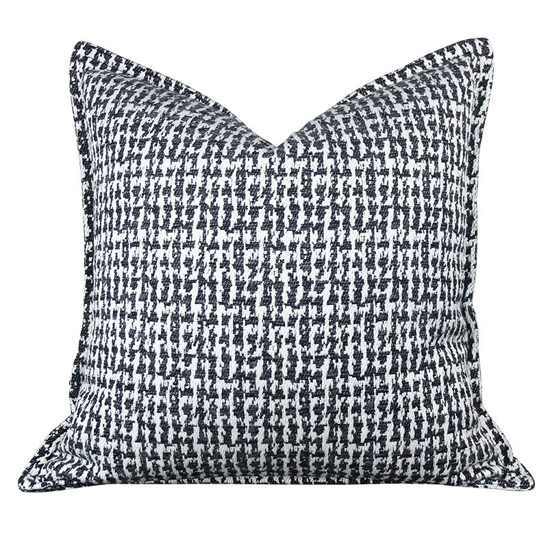 高端棉麻抱枕侘寂风极简黑白靠枕民宿酒店样板房靠垫沙发床头靠背,淘宝优惠券,粉丝福利购,淘宝优惠卷