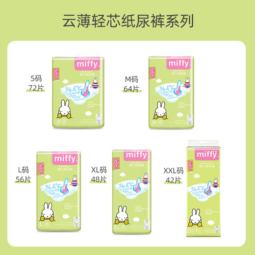 【线下同款】solove米菲纸尿裤云薄轻芯超薄柔软婴儿尿不湿透气 - 图3