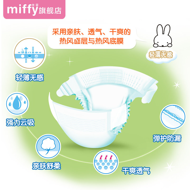 【线下同款】solove米菲纸尿裤云薄轻芯超薄柔软婴儿尿不湿透气,淘宝优惠券,粉丝福利购,淘宝优惠卷