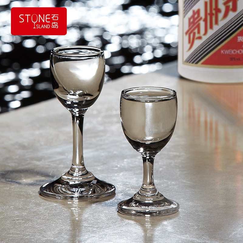 石岛水晶玻璃烈酒杯小酒杯分酒器家用套装白酒杯一口杯中式酒盅,淘宝优惠券,粉丝福利购,淘宝优惠卷