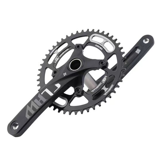 Haomeng mountain bike hollow chainring positive and negative tooth single chainring