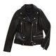 European and American loose short sheepskin leather jacket