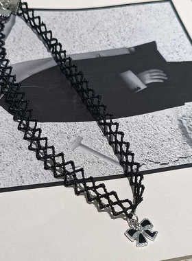 2024新黑色网红百搭爆款颈带