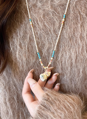 秋冬葫芦吊坠串珠项链