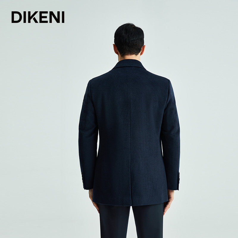 【臻奢羊毛羊绒】迪柯尼品牌男装外套秋新品商务品质毛呢大衣,淘宝优惠券,粉丝福利购,淘宝优惠卷