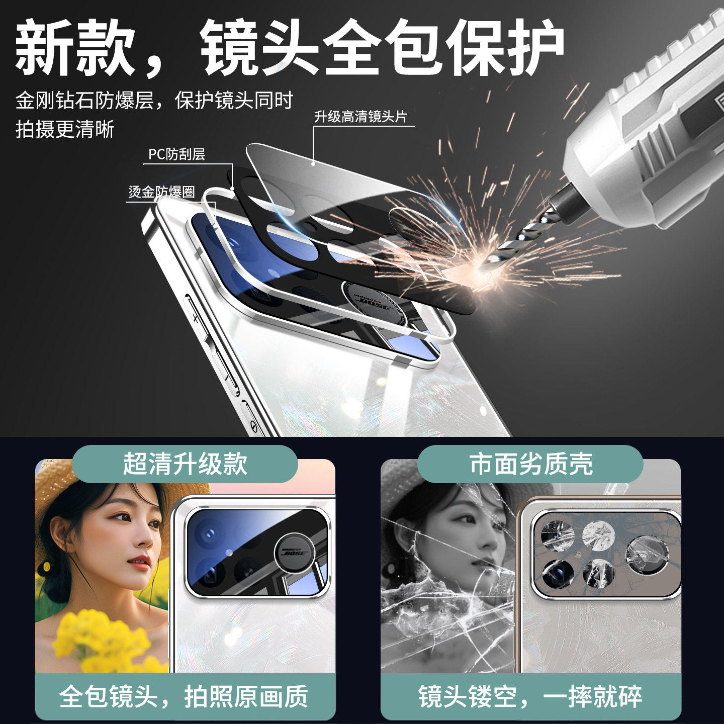 适用红米k90手机壳新款小米K90promax贝壳纹玻璃保护套redmi带镜头膜全包防摔外壳红米k90高级感高端超薄潮女,淘宝优惠券,粉丝福利购,淘宝优惠卷