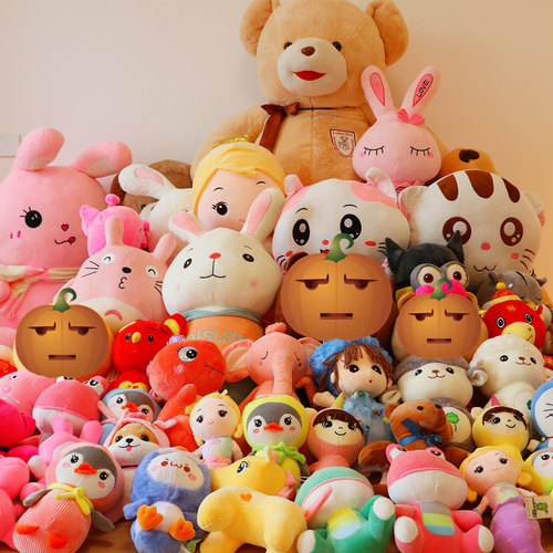 婚庆娃娃抛洒婚礼玩偶毛绒玩具结婚小公仔互动批发女孩扔活动套餐 - 图0