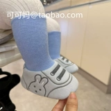 Детские мультяшные удерживающие тепло туфли для новорожденных подходит для мужчин и женщин для девочек, нескользящая обувь для раннего возраста, 0-1 лет