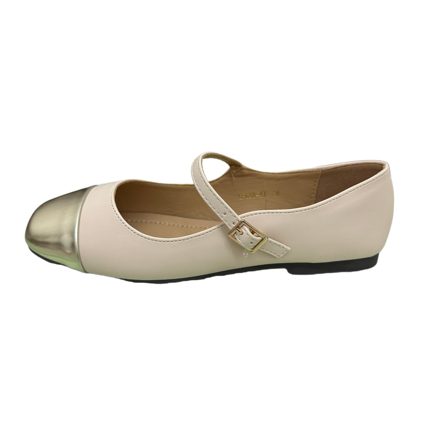 外贸大码法式方头浅口单鞋平底大码一字带时尚百搭柔软玛丽珍鞋女,淘宝优惠券,粉丝福利购,淘宝优惠卷