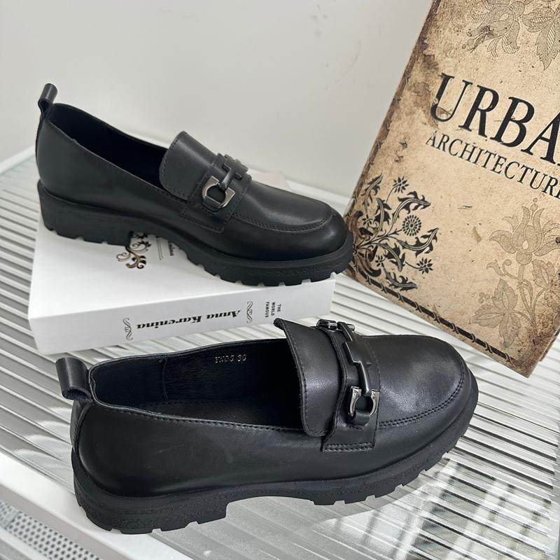 全真皮英伦风外贸厚底皮鞋女复古百搭圆头舒适防滑一脚蹬乐福鞋,淘宝优惠券,粉丝福利购,淘宝优惠卷