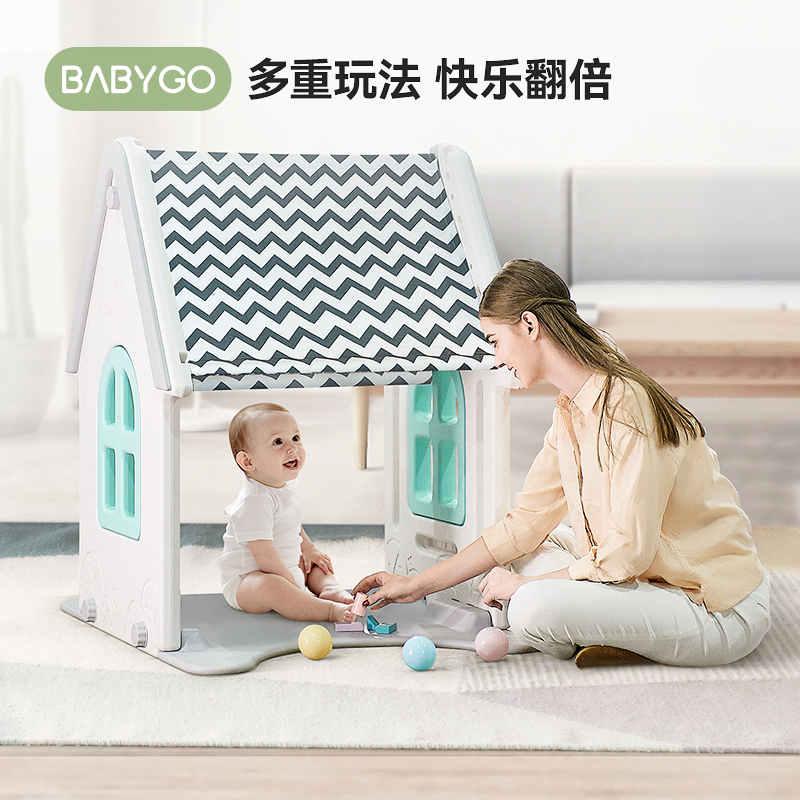 BABYGO秋千室内儿童家用婴幼儿宝宝家庭庭院荡秋千户外游乐玩具 - 图2