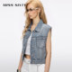 MissSixty Hollow Wing Denim Vest