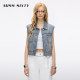 MissSixty Hollow Wing Denim Vest