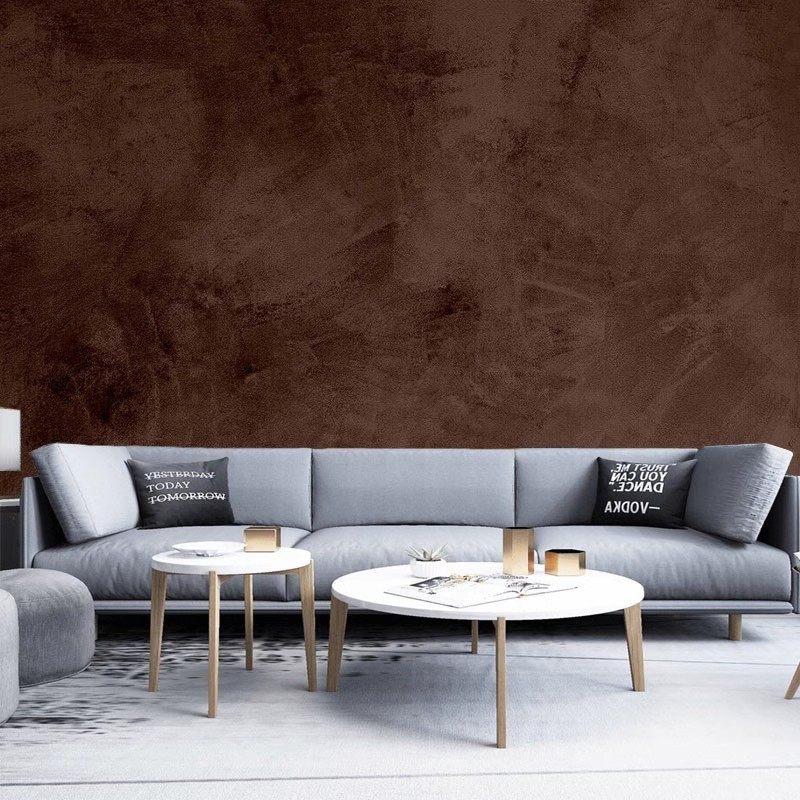 斑驳复古红水泥墙壁纸轻奢工业风酒吧咖啡店电视沙发背景素色墙纸,淘宝优惠券,粉丝福利购,淘宝优惠卷