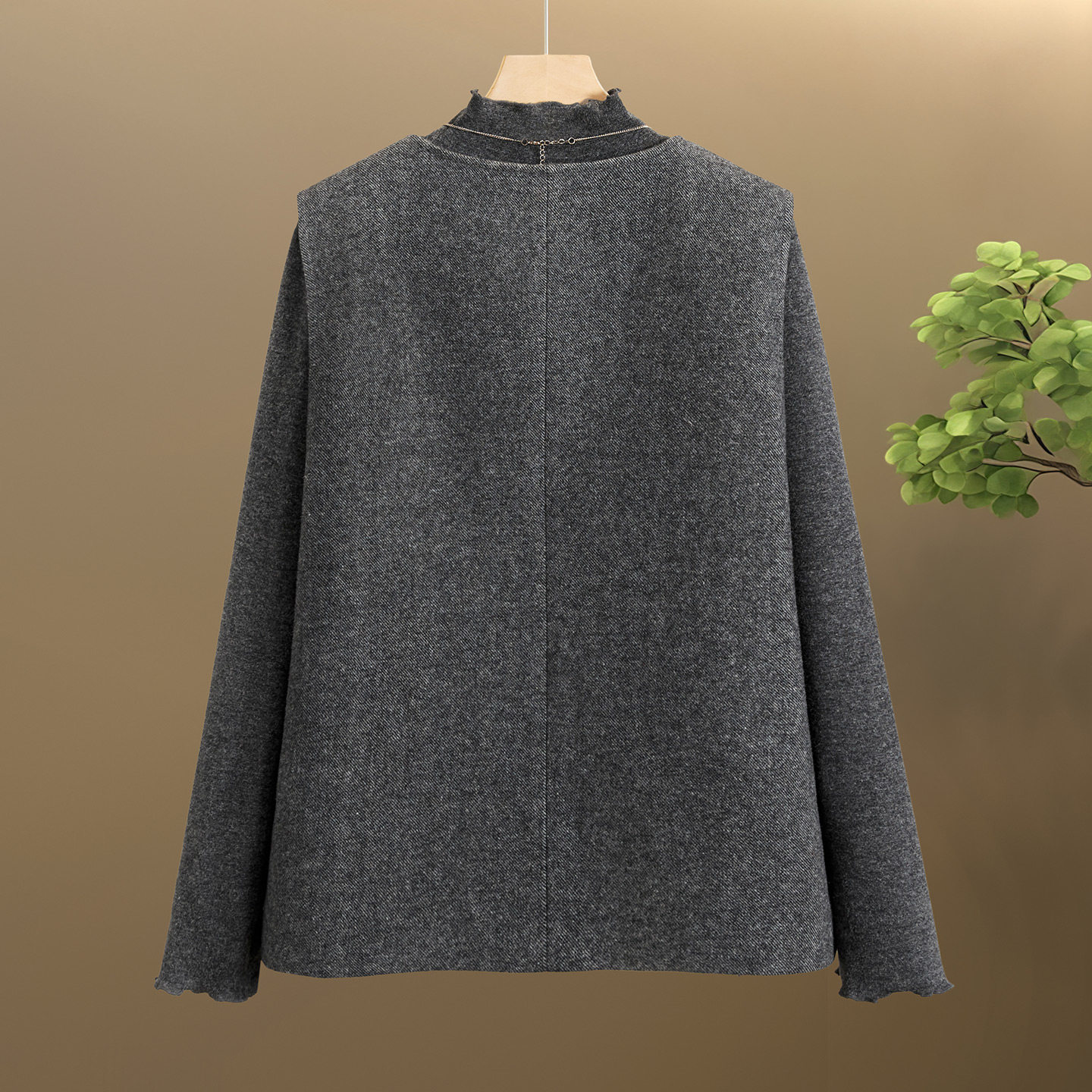 她池时尚套装2026春装新款女装绵羊毛马夹搭半高领打底衫两件套,淘宝优惠券,粉丝福利购,淘宝优惠卷