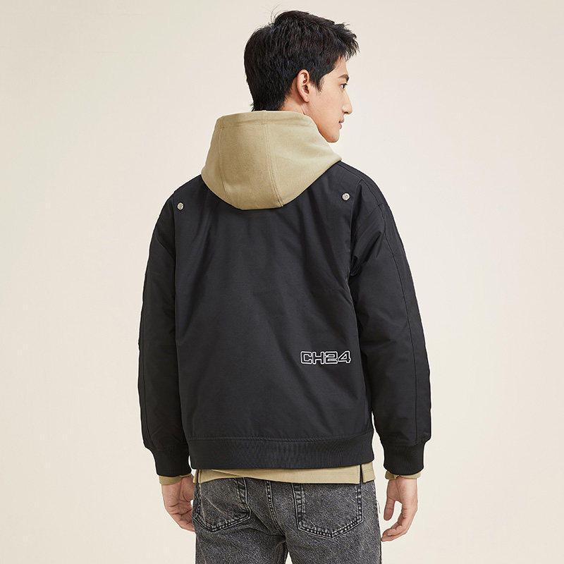 千仞岗新款冬季男士短款夹克羽绒服轻薄外搭休闲外套男,淘宝优惠券,粉丝福利购,淘宝优惠卷