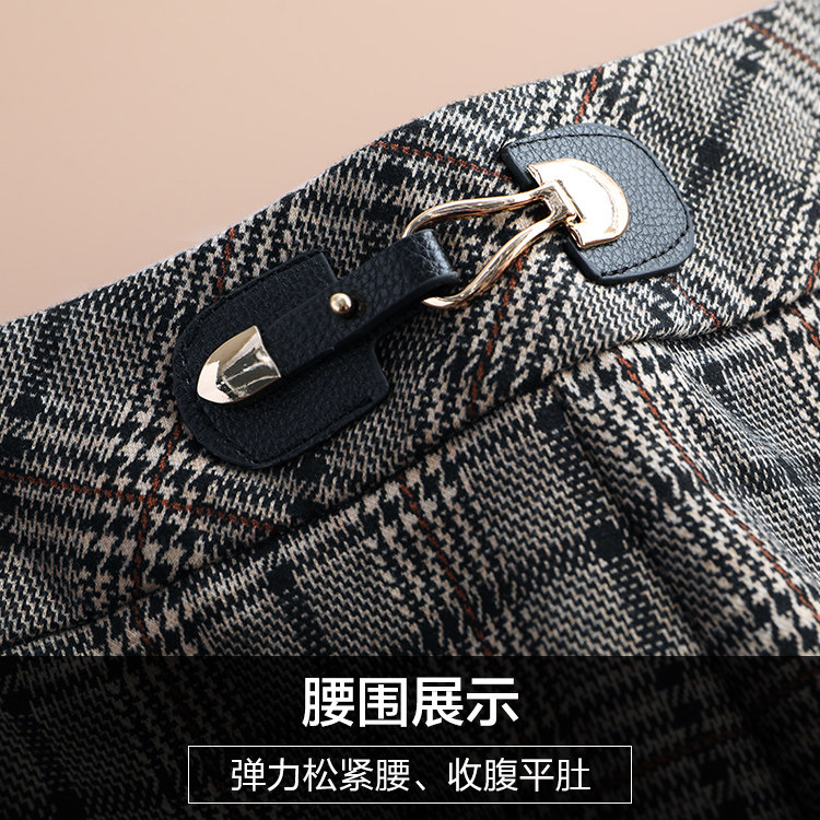 松紧腰哈伦裤中年秋冬季妈妈裤子 娇兰芭莉中老年女装