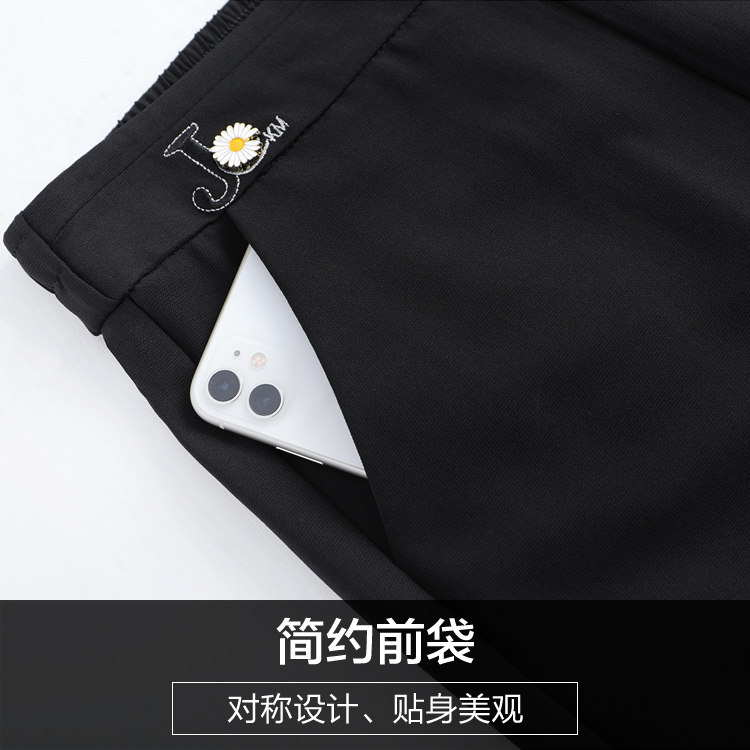 妈妈薄夏装2020新款直筒夏季阔腿裤 娇兰芭莉中老年女装