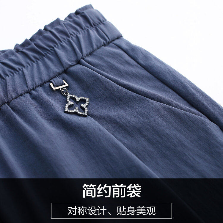 中老年妈妈装九分裤子女夏季薄2020 娇兰芭莉中老年女装