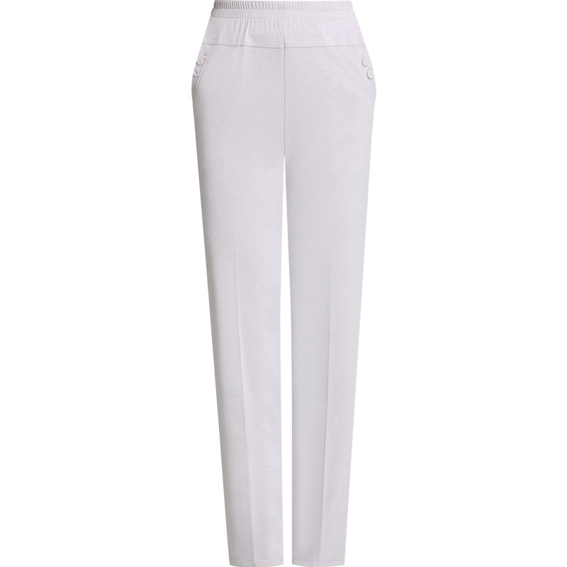 中老年女裤妈妈裤松紧2020直筒裤 娇兰芭莉中老年女装