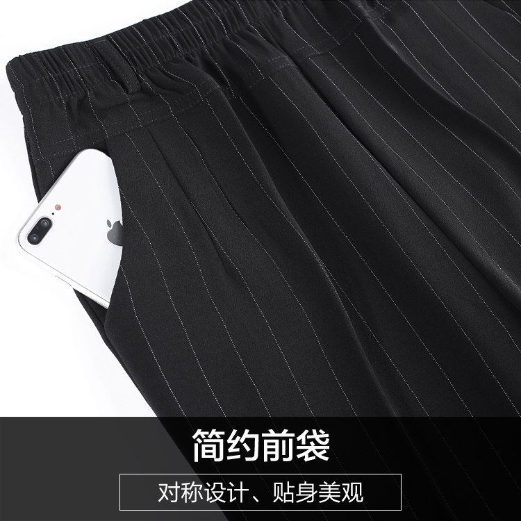 中老年妈妈装阔腿裤夏季女中年女裤 娇兰芭莉中老年女装