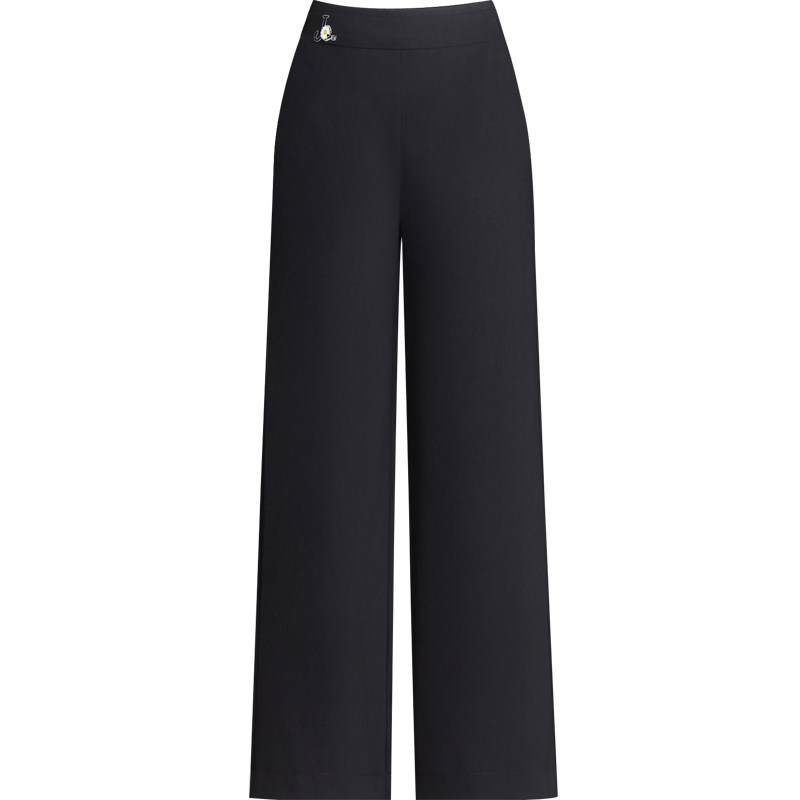 妈妈薄夏装2020新款直筒夏季阔腿裤 娇兰芭莉中老年女装