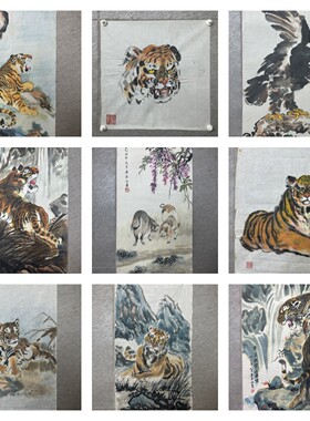 名家唐若山书画收藏品手绘葫笳十八拍老字画真迹古玩会所挂画L233