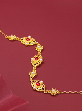 女友礼物凤熹手链新中式气质