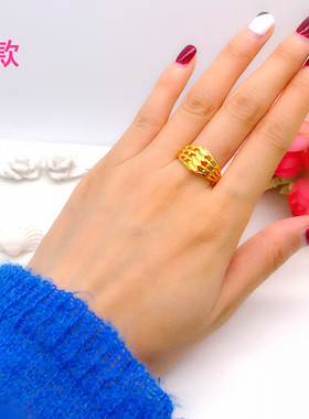 2021新款黄铜镀戒指久久不掉色