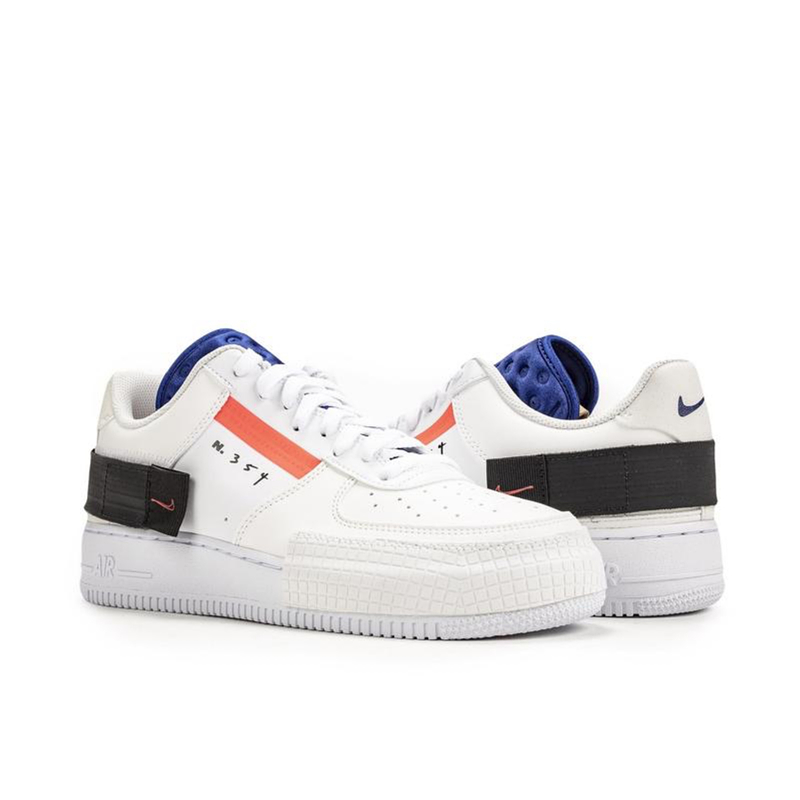 Nike AF1 Low Type AF1解构绑带 空军一号板鞋 CI0054-100 - 图2