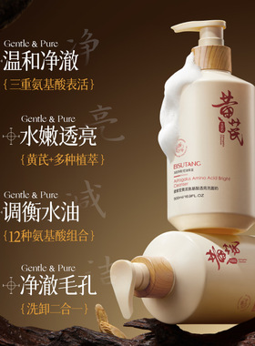黄芪氨基酸控油提亮深洁毛孔洗面
