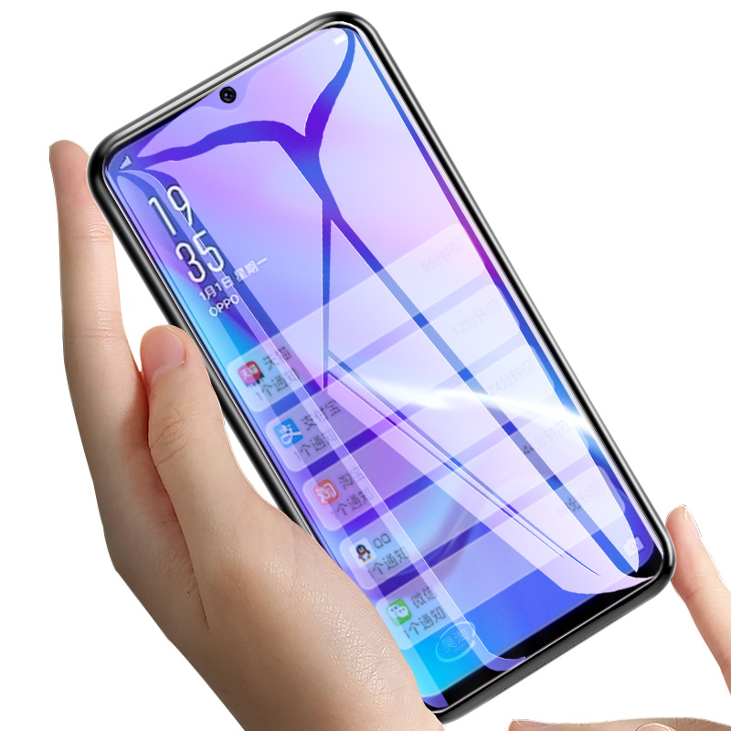 适用OPPO K1钢化膜PBCM30摸PBCT10高清贴膜R15X蓝光膜oppoAX7pro全屏幕OPPOK1保护OPPOR15X前模AX7pro抗指纹-图3