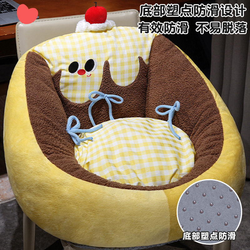 榻榻米蒲团坐垫靠垫一体懒人沙发地板加厚屁垫阳台坐墩飘窗软垫子 - 图1