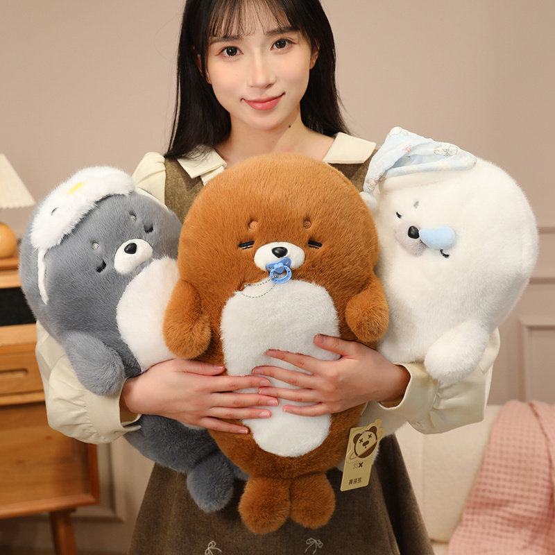 可爱海豹玩偶抱枕客厅沙发飘窗装饰靠垫女生睡觉抱枕儿童安抚娃娃,淘宝优惠券,粉丝福利购,淘宝优惠卷