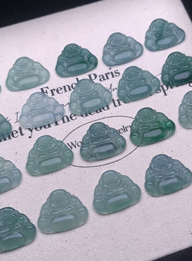 天然翡翠冰种晴底佛公生日礼物