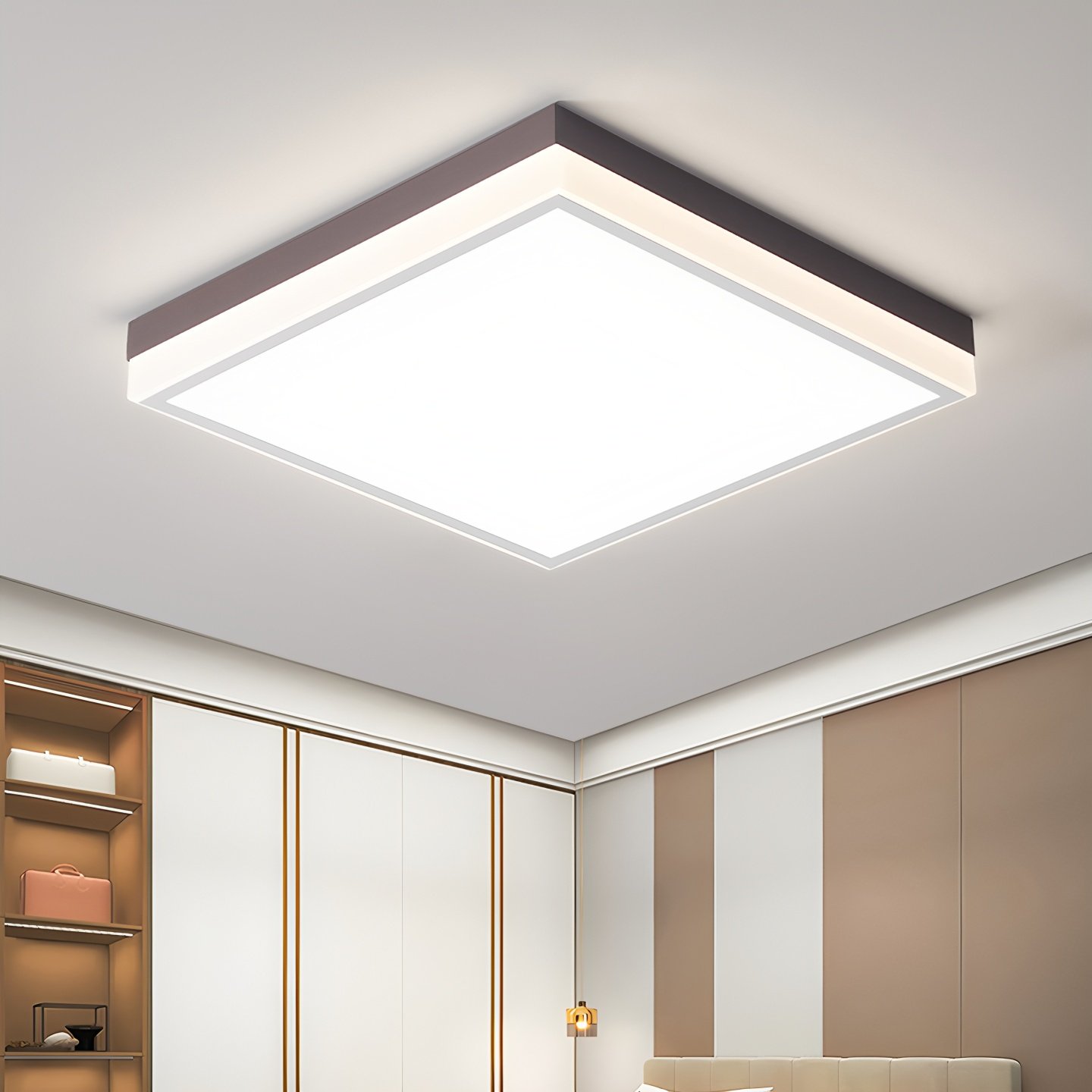 全光谱护眼超亮卧室灯主卧吸顶灯led房间灯现代简约智能遥控灯具,淘宝优惠券,粉丝福利购,淘宝优惠卷