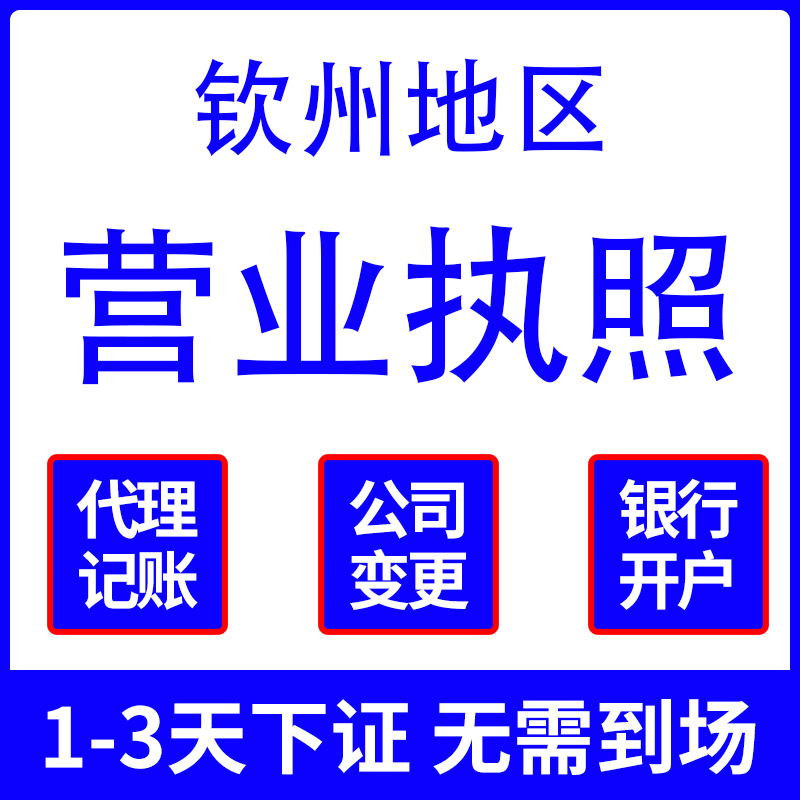 广西钦州市浦北县本地公司注册营业执照企业代办注销股权变更