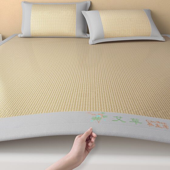 2026 new high standard summer ice silk mat three-piece set soft mat student dormitory single foldable machine washable