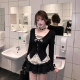 Lace Hot Girl Cake Dress ສອງສິ້ນຊຸດ