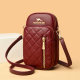 Mobile phone 2026 new style casual mini bag fashionable shoulder crossbody bag genuine leather small bag