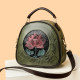 Chinese style small bag lotus embroidery ladies small round bag