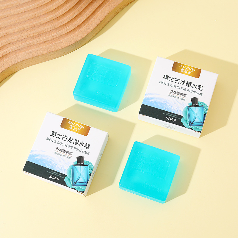 古龙男士控油留香水味洗脸沐浴皂 珀蕾香皂