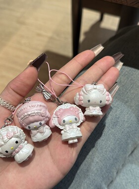 不想洗澡ins可爱卡通三丽鸥Kitty手机壳挂件ccd相机挂饰日韩装饰