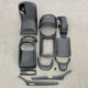 No. 9 N inner shell is suitable for electric vehicles N70C/N80/N85/N90 black plastic inner shell PP