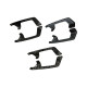 Maverick aluminum alloy rear armrest with carbon fiber thickening and reinforcement